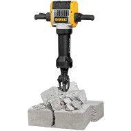 Triturador demoledor de pavimento hexagonal de 1-1/8". de 68 lb con martillo y acero