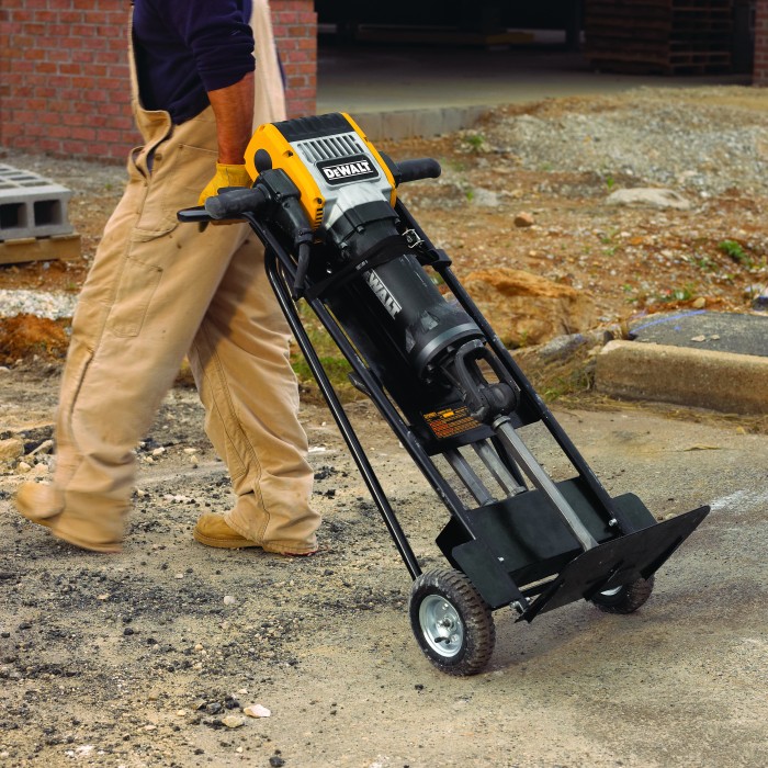 Triturador demoledor de pavimento hexagonal de 1-1/8". de 68 lb con martillo y acero