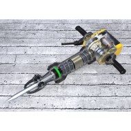 Triturador demoledor de pavimento hexagonal de 1-1/8". de 68 lb con martillo y acero
