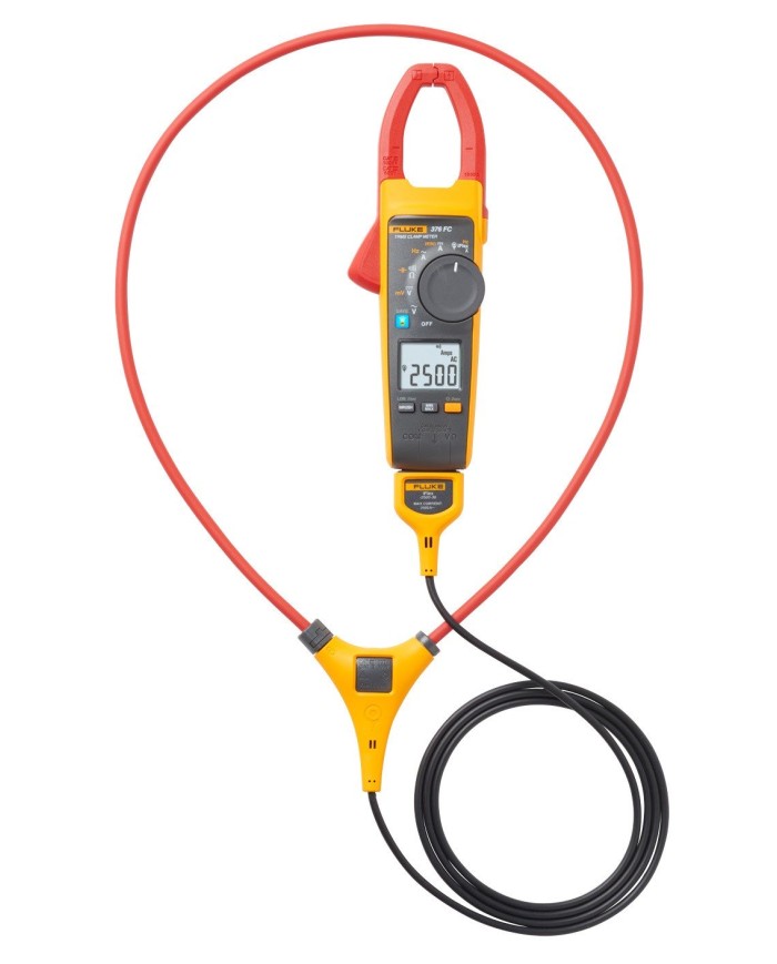 Fluke 376FC TRMS, medidor de abrazadera con iFlex.