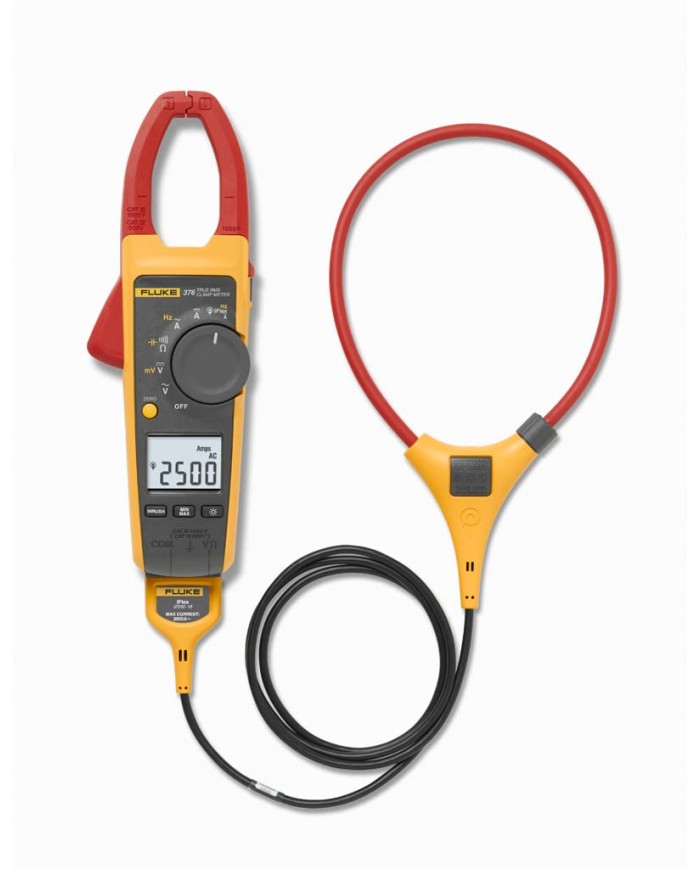 Fluke 376FC TRMS, medidor de abrazadera con iFlex.