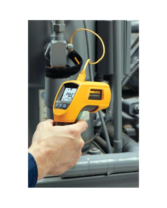 Termómetro inflarrojo y de contacto contacto con software para análisis de datos - Fluke 568/t4