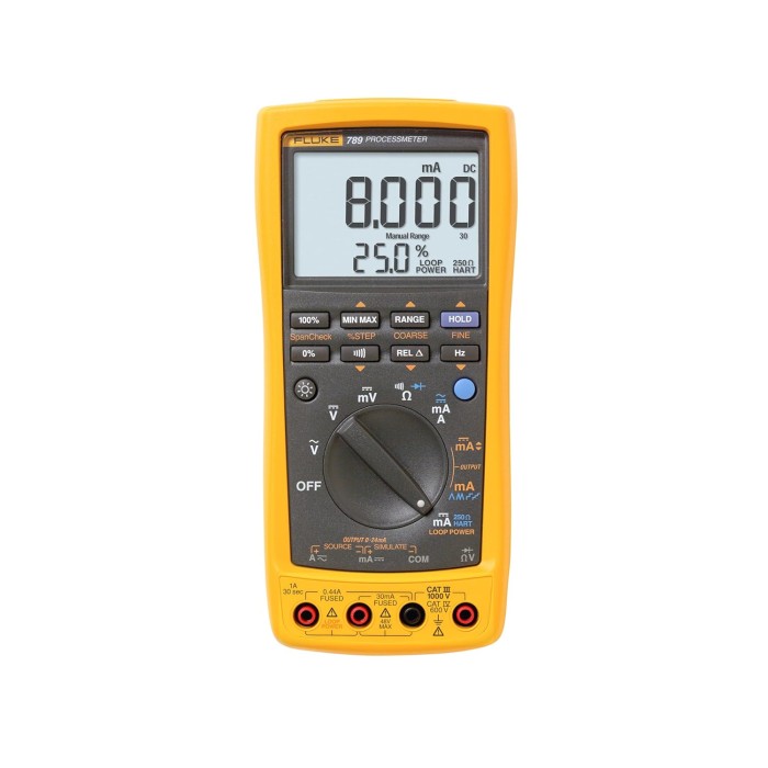 Multímetro de procesos Fluke 789 ProcessMeter™ con Fluke Connect®