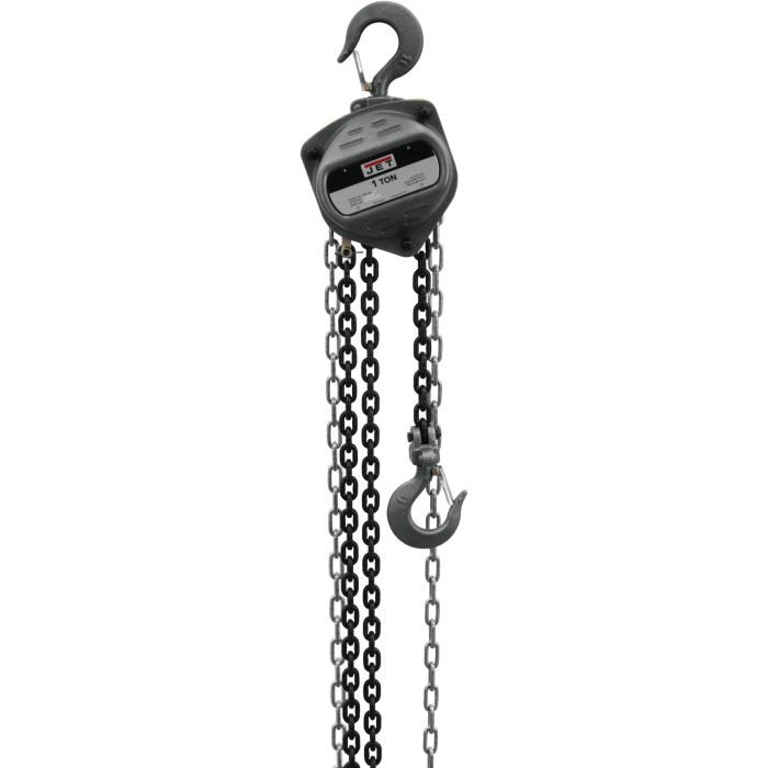 Tecle tambor y cadena 1ton X 3m S90-100-10 JET