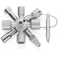 Llave para tableros eléctricos en cruz y sistemas de paso estándar 10 perfiles