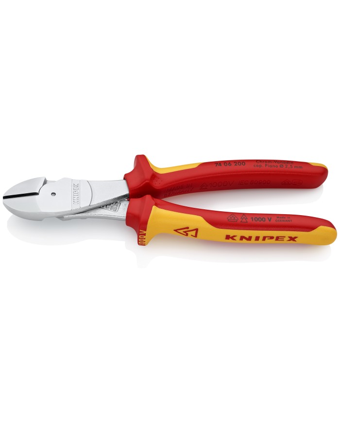 Alicate para corte diagonal aislado 100V 8" Extra fuerte