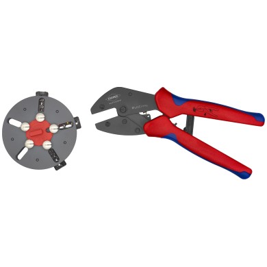 KNIPEX MultiCrimp®
Alicate crimp con porta-mordazas