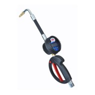 Pistola cuenta litros o galones entrada 1/2 pico flexible y antigoteo