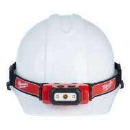 Linterna para casco y cabeza. con cintillo y 3 clips, 475 Lumens Led USB