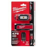 Linterna para casco y cabeza. con cintillo y 3 clips, 475 Lumens Led USB