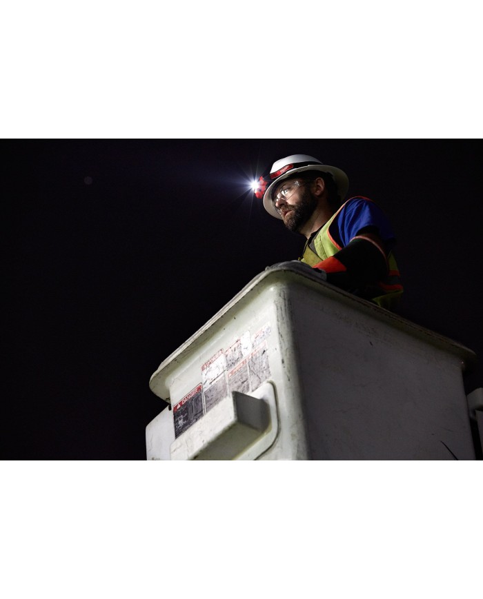 Linterna para casco y cabeza. con cintillo y 3 clips, 475 Lumens Led USB