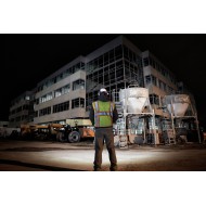 Linterna para casco y cabeza. con cintillo y 3 clips, 475 Lumens Led USB