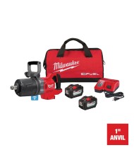 Kit pistola impacto 1/2" torque 1400 ft-lb M18 FUEL con pistola engrasadora + 2baterias XC5.0 y cargador rapido