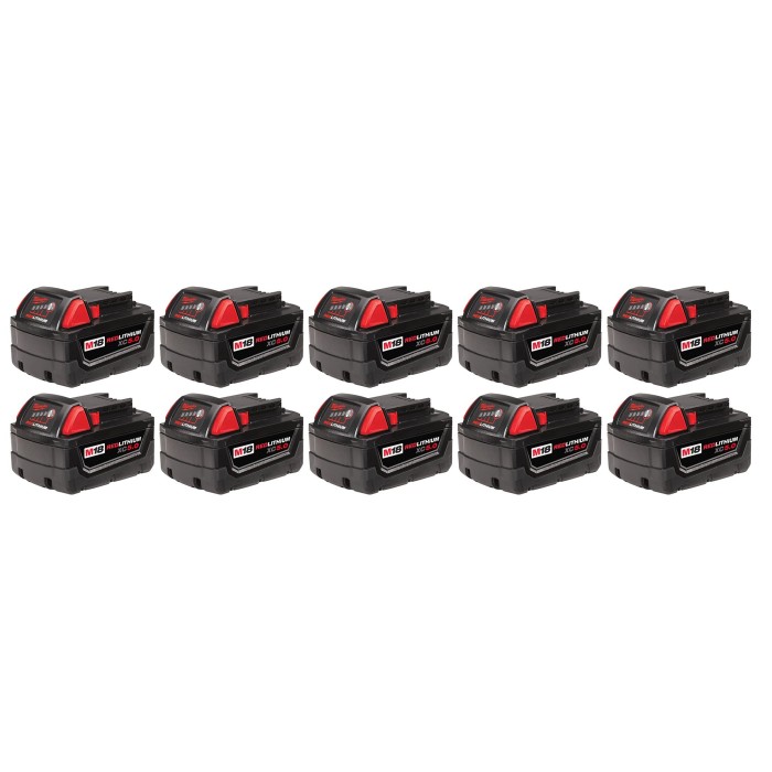 Batería M18 REDLITHIUM XC 5.0 AMP 10PC