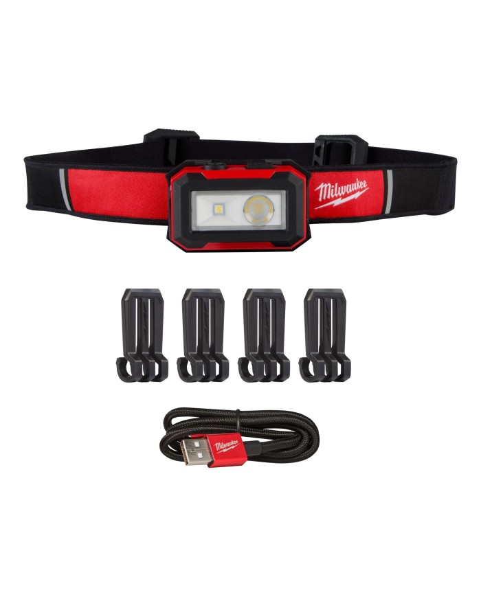 Linterna frontal magnética recargable y luz de trabajo Milwaukee®