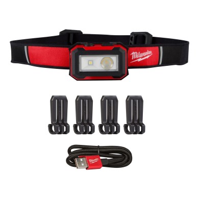 Linterna frontal magnética recargable y luz de trabajo Milwaukee®