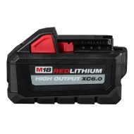 Batería M18 REDLITHIUM XC 6.0 AMP HIGH OUTPUT MILWAUKEE