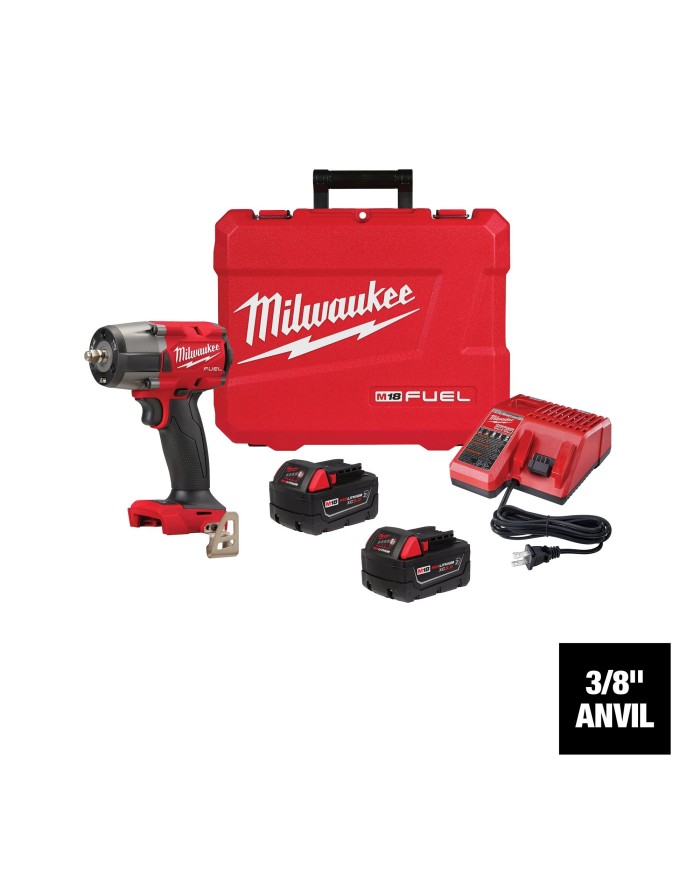 Kit llave de impacto de torque medio M18 FUEL™ de 3/8" con kit de anillo de fricción