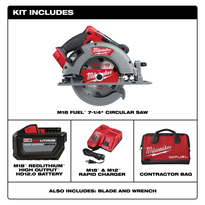 Sierra circular inalámbrica M18 FUEL