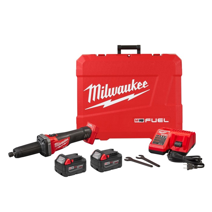 Rectificadora M18 FUEL de 1/4 20.000 RPM +2baterias cargador y maleta