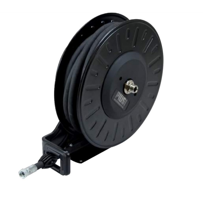 Carrete retráctil para gasolina y aceite de 1/2" 50 pies. 870 PSI