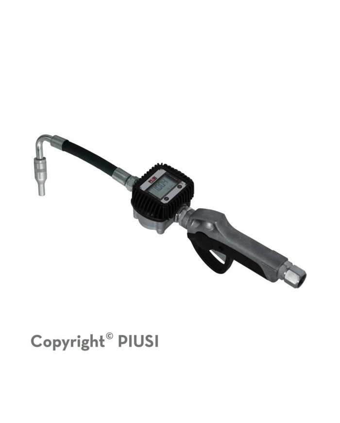 Contador digital para aceite tipo pistola 1/2 pico flex. K400N Piusi