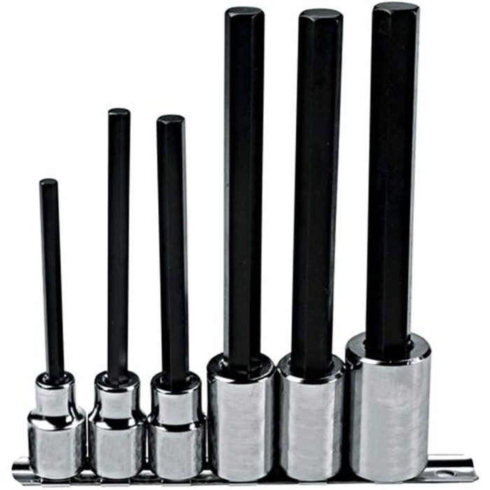 Juego de dados allen de 1/2 de 6 a 19mm 10Pc
