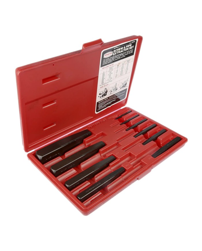 Juego de extractores para pernos rotos 10pc