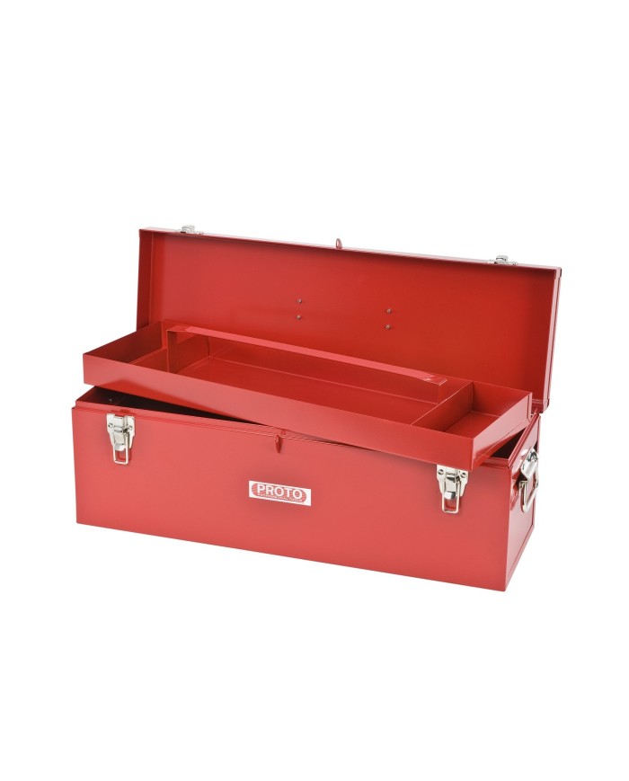 Caja metálica tipo baul con bandeja 26"x8"1/2 Proto