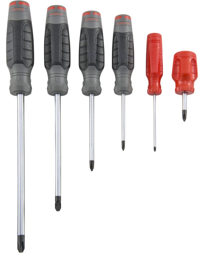 Juego de destornilladores estrella 6pc duratex proto