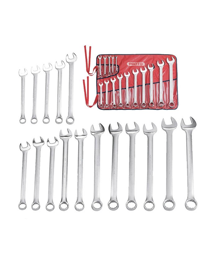 Juego de llaves mixtas de 12 puntas de 5/16 a 2"1/12 31 piezas