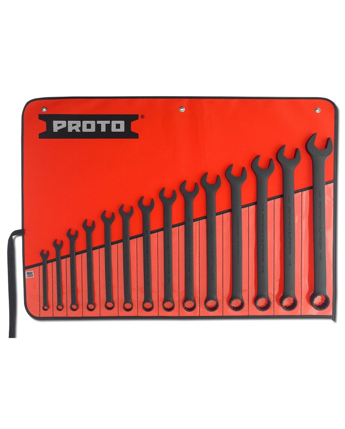 Juego de llaves mixtas de 3/8 a 1" 1/4 14 Piezas proto