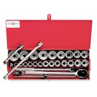Juego de dados y accesorios 3/4 de 7/8 a 2"3/8 29Piezas PROTO