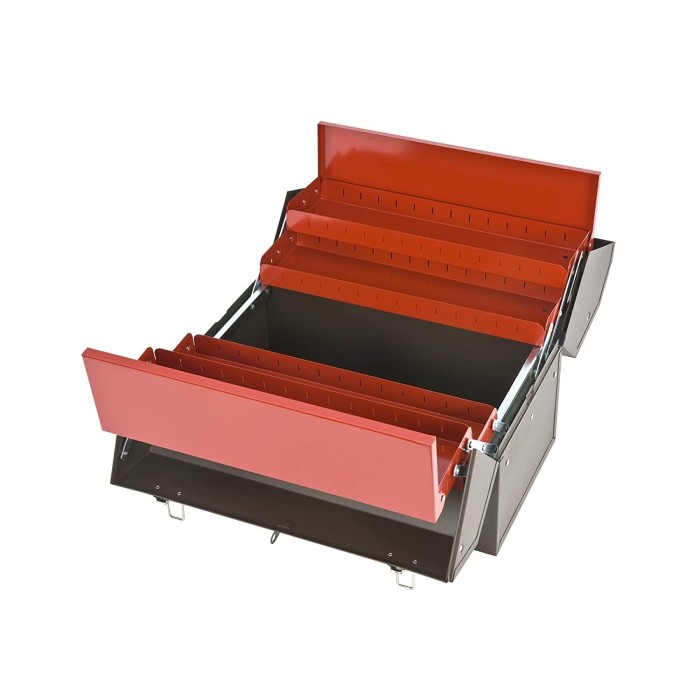 Caja metálica tipo acorde 5 compartimientos 18"x110" Proto