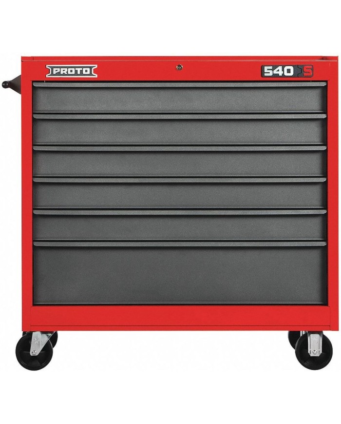 Caja metálica, gabinete rodante 6 gavetas 41"  industrial 540S Proto