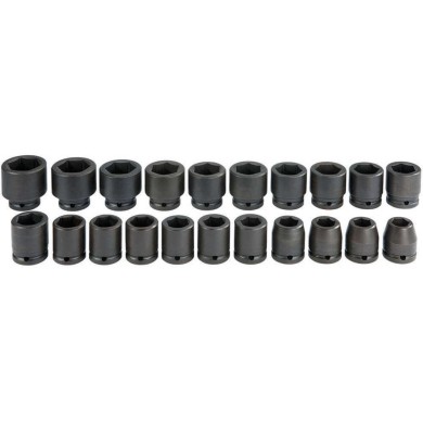 Juego de dados de impacto 3/4 de 19 a 41mm 6pt 21 piezas Proto