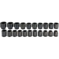 Juego de dados de impacto 3/4 de 19 a 41mm 6pt 21 piezas Proto