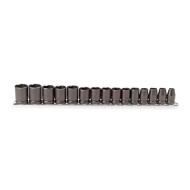 Juego de dados de impacto de 1/2 de 10 a 24mm 15piezas Proto