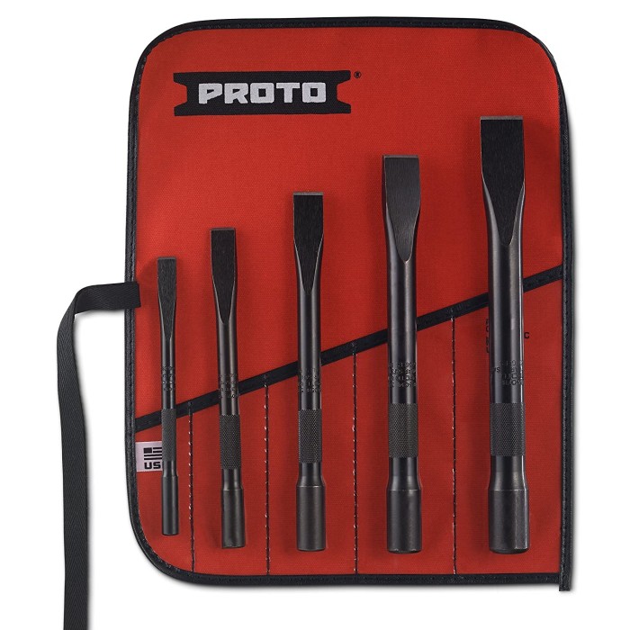 Juego de cinceles cortafrío 5 piezas