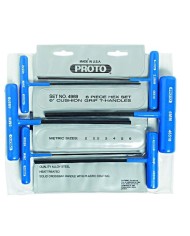 Juego de dados allen de 1/4 de 2 a 66mm 6 piezas Proto