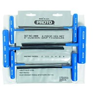 Juego de llaves en "T" 2 a 6mm 6 piezas