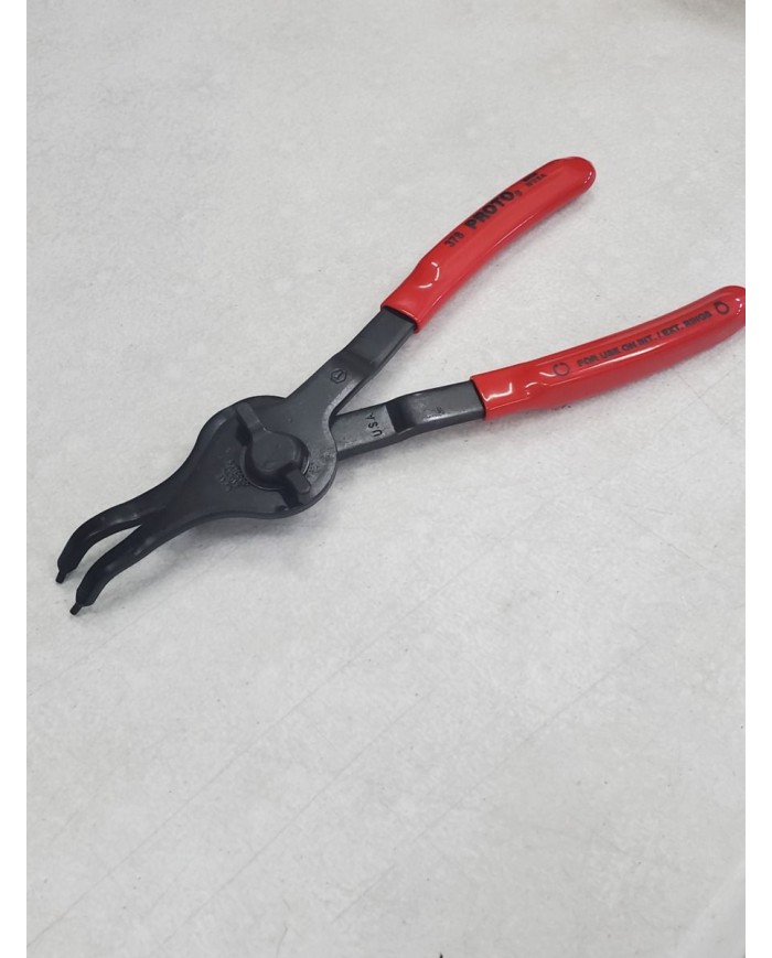 Alicate para anillo de retención interior y exterior 8"5/8 curvo 90º Proto
