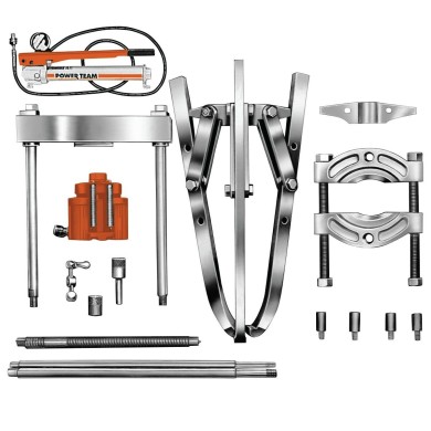 Juego de extractor hidráulico 2/3 patas 50 toneladas con caja Power Team