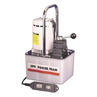 Bomba hidráulica eléctrica 4 vías Cap. oil 2 galones Power Team