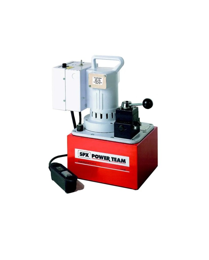 Bomba hidráulica eléctrica 4 vías Cap. oil 2,5 galones Power Team