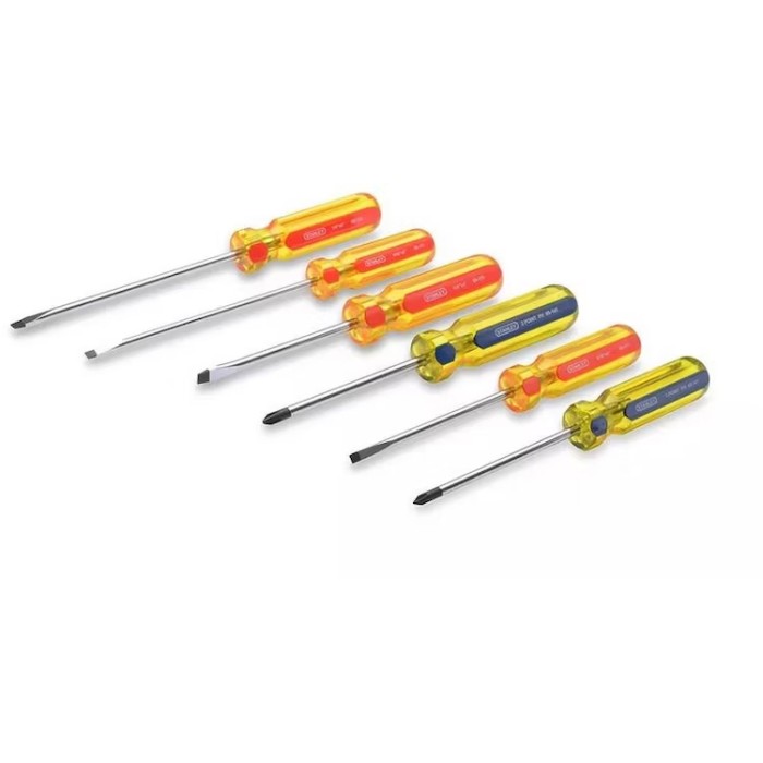Juego de destornilladores mixtos 6piezas Pro Stanley