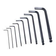 Juego de llaves allen largos tipo bola métric & inch 21 piezas Stanley