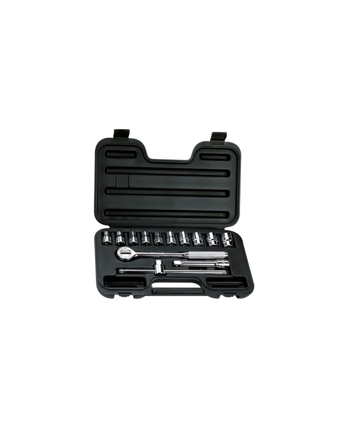 Juego de dados y accesorios 1/2 de 3/8 a 1" 14 piezas Stanley