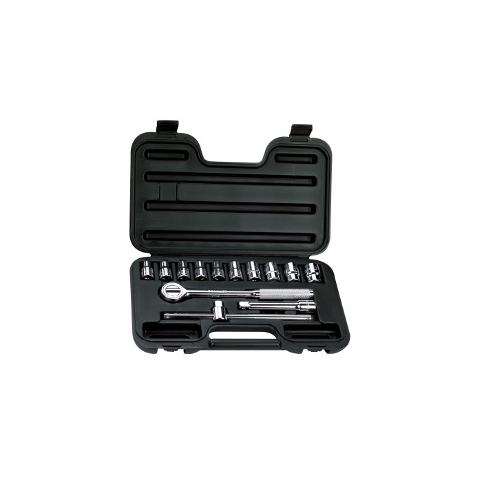 Juego de dados y accesorios 1/2 de 3/8 a 1" 14 piezas Stanley