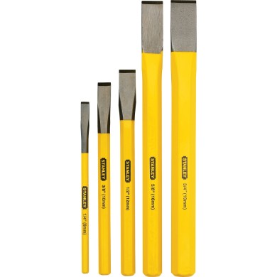Juego de cinceles cortafrío 5 piezas Stanley